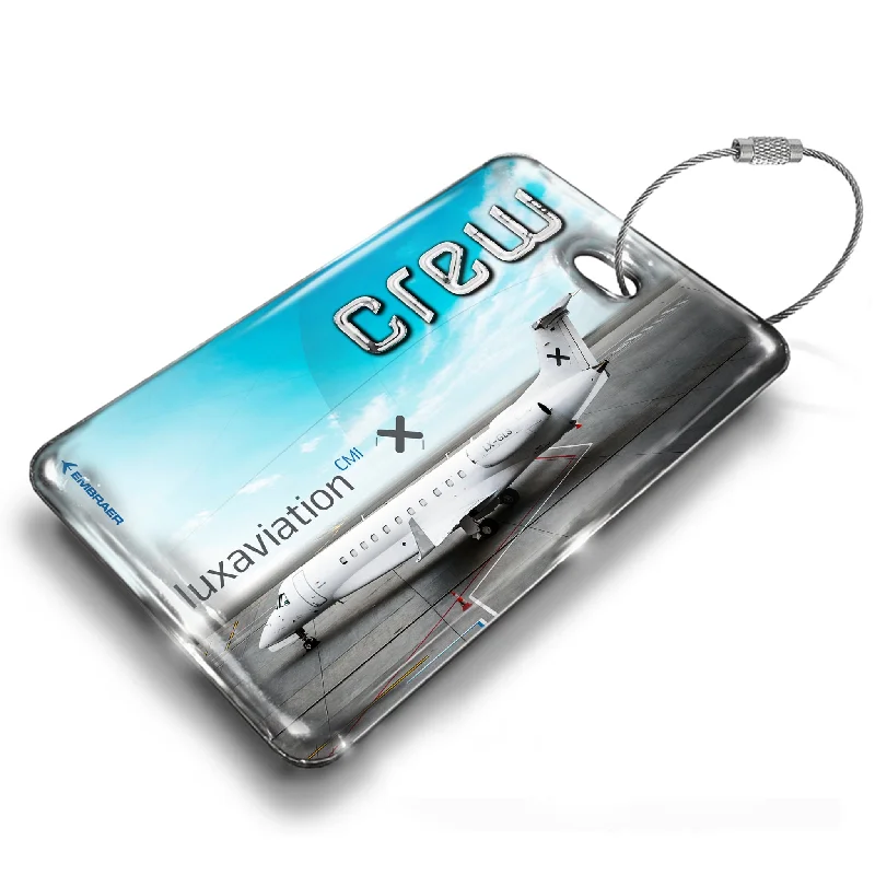 Antique Copper Passport Covers & Wallets with Intricate Engravings for CollectorsLuxaviation Embraer Legacy 600 Luggage Tag