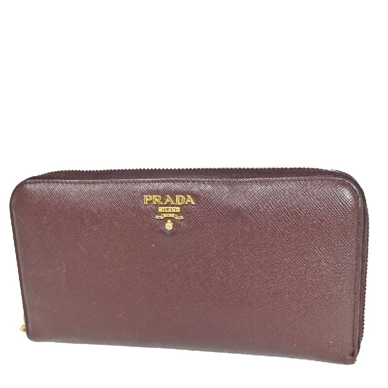 Prada Saffiano  Leather Wallet  (Pre-Owned)