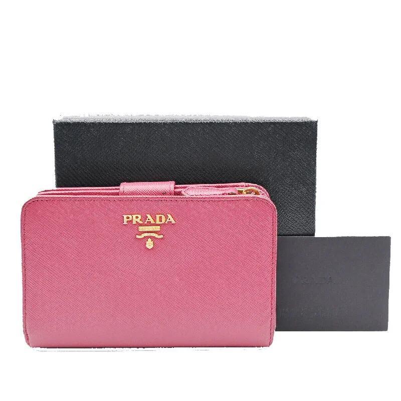 Prada Saffiano  Leather Wallet  (Pre-Owned)