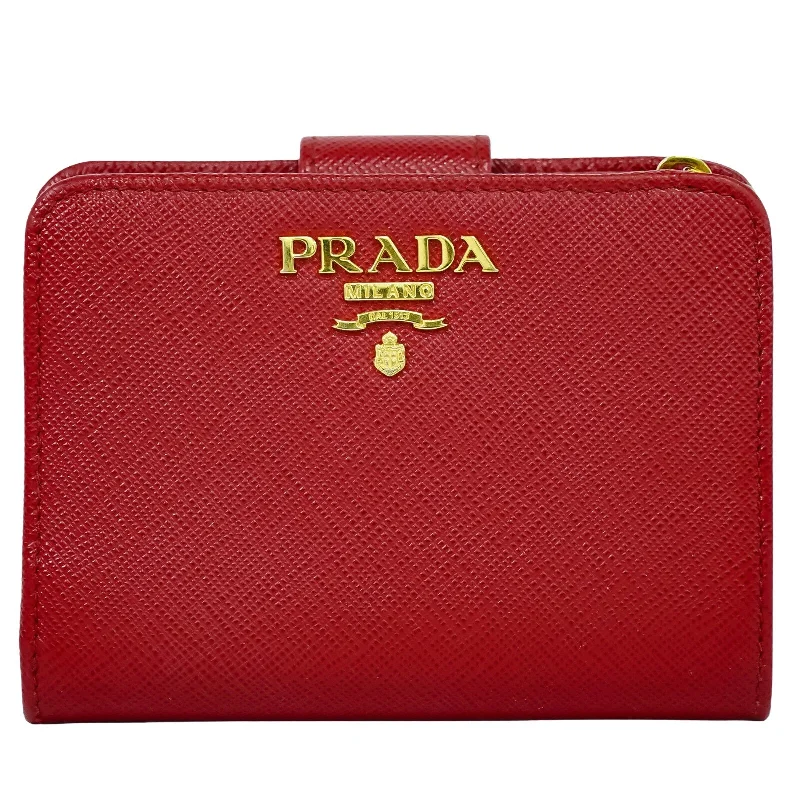 Prada Saffiano  Leather Wallet  (Pre-Owned)