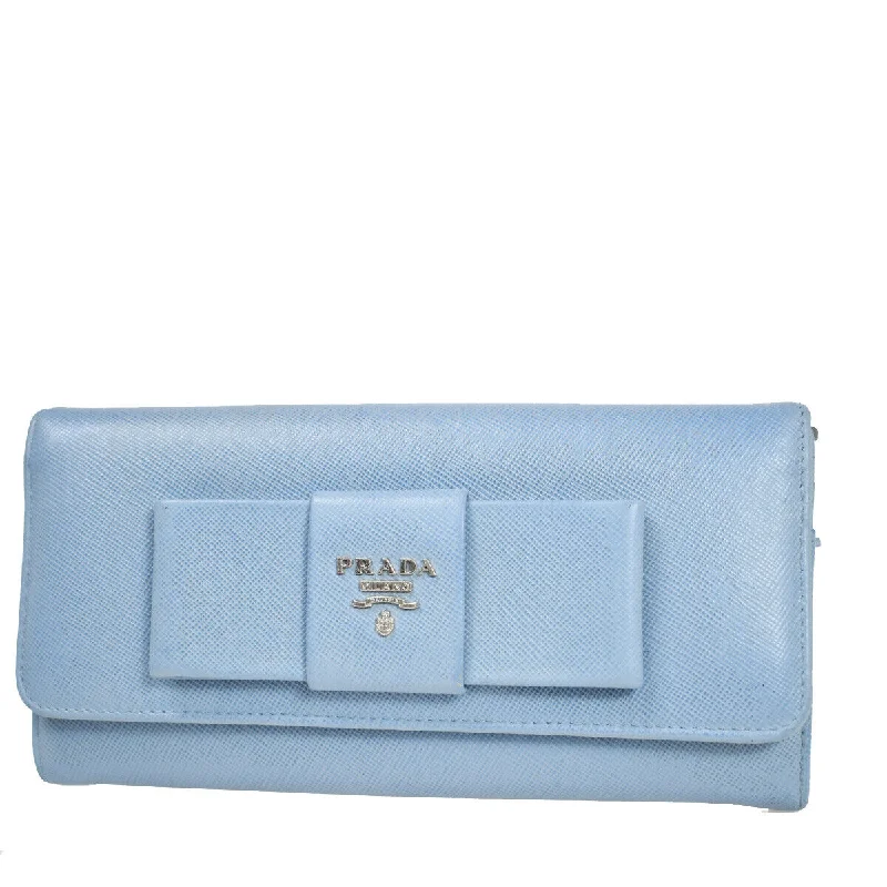 Prada Saffiano  Leather Wallet  (Pre-Owned)