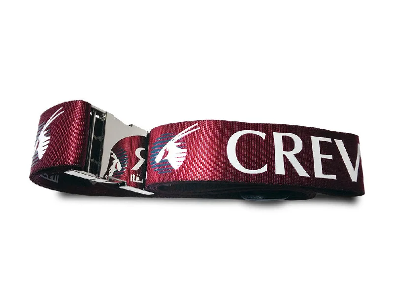Magnetic-Closure Passport Covers & Wallets for Quick AccessQATAR Crew Luggage Straps Magnetic-Closure Passport Covers & Wallets for Quick AccessQATAR Crew Luggage Straps