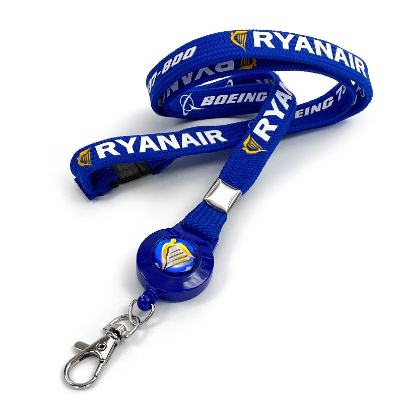 Foldable Passport Covers & Wallets Made of Flexible PVC for Easy StorageRyanair B737-800 Tubular Lanyard