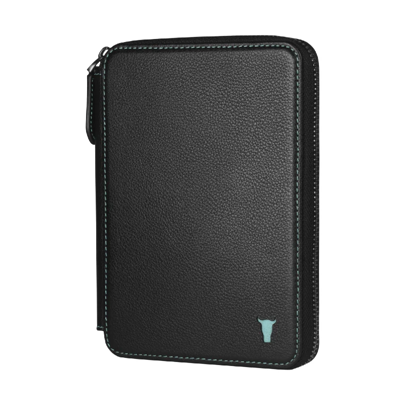 Black with Turquoise Detail