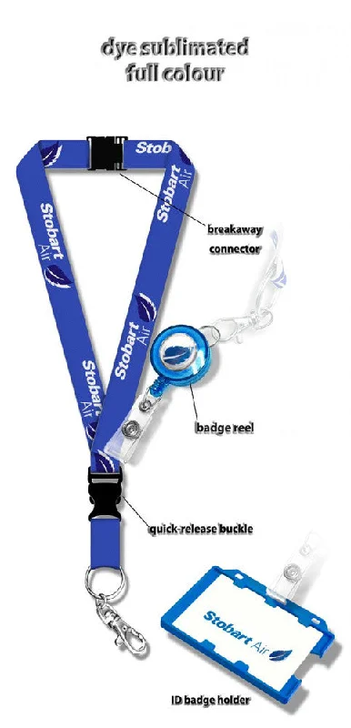Waterproof Nylon Passport Covers & Wallets for Outdoor AdventuresStobart Air Logo Lanyard