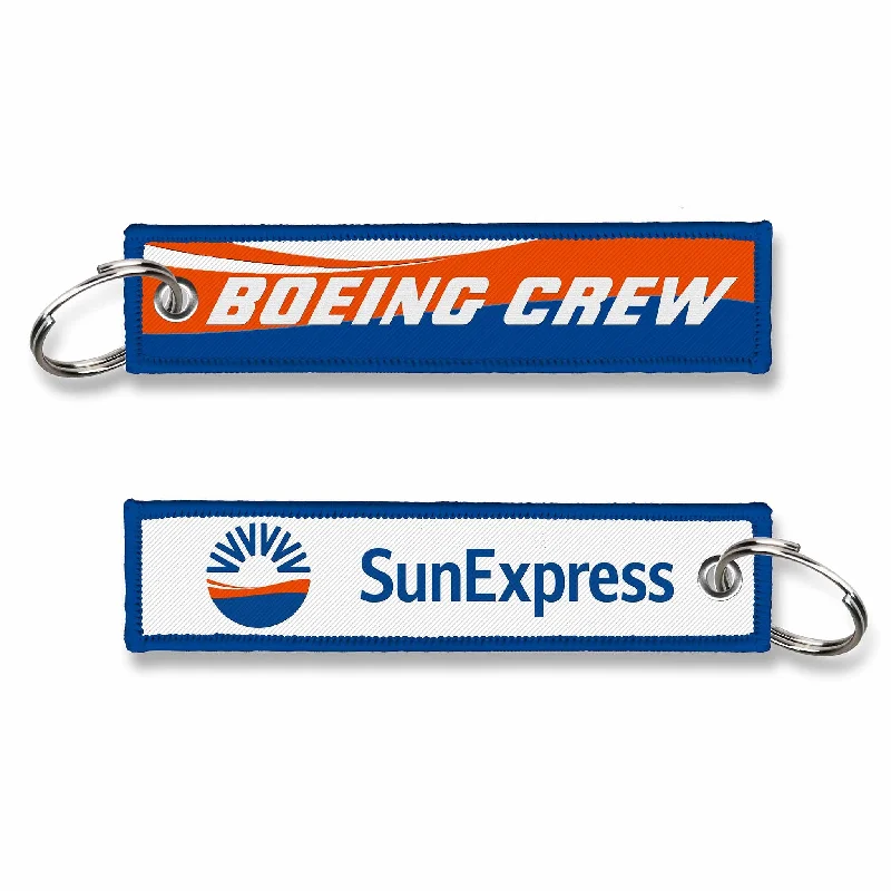 Waterproof Nylon Passport Covers & Wallets for Outdoor AdventuresSunExpress-Boeing Crew KeyChain