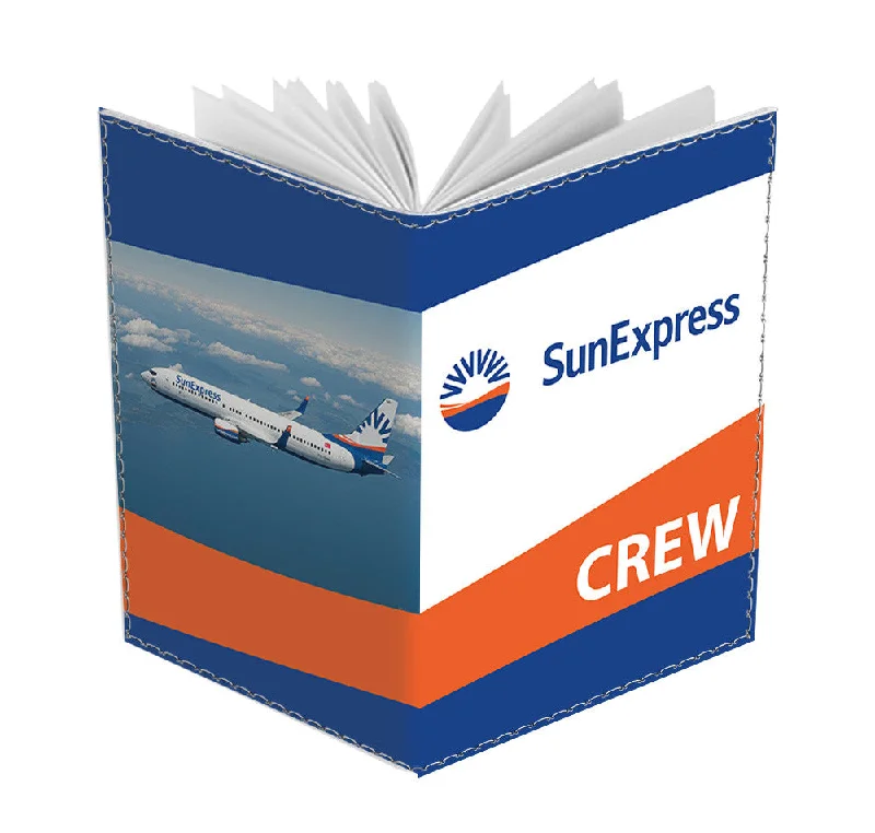 Leather Passport Covers & Wallets with Handmade Stitching for Luxury TravelersSunExpress CREW - Passport Cover