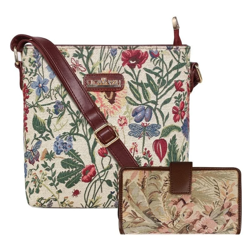 THE CLOWNFISH Combo of Stella Ladies wallet (Beige) Linda Series Sling for Women(Flax) THE CLOWNFISH Combo of Stella Ladies wallet (Beige) Linda Series Sling for Women(Flax)