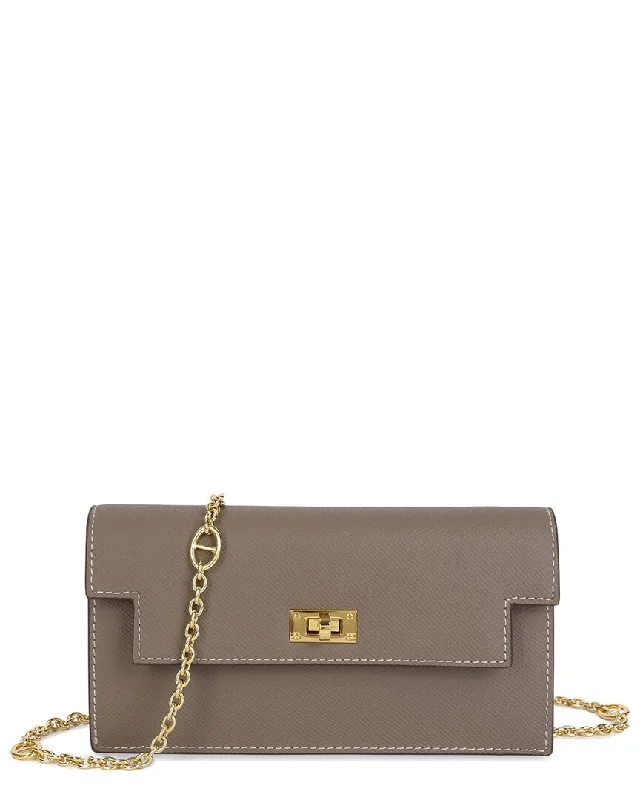 Tiffany & Fred Paris Grained Leather Wallet