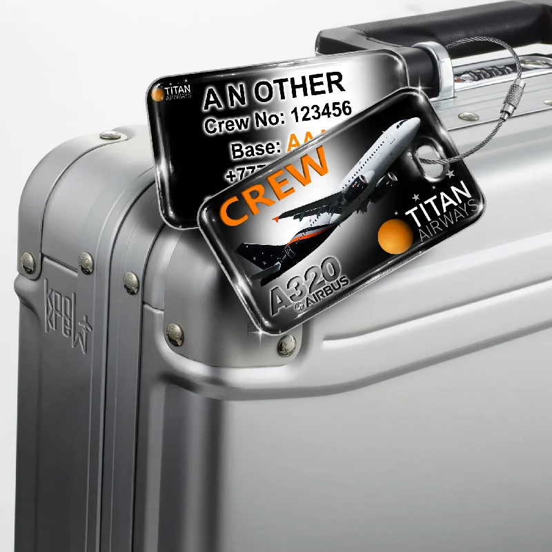 Antique Copper Passport Covers & Wallets with Intricate Engravings for CollectorsTitan Airways A320
