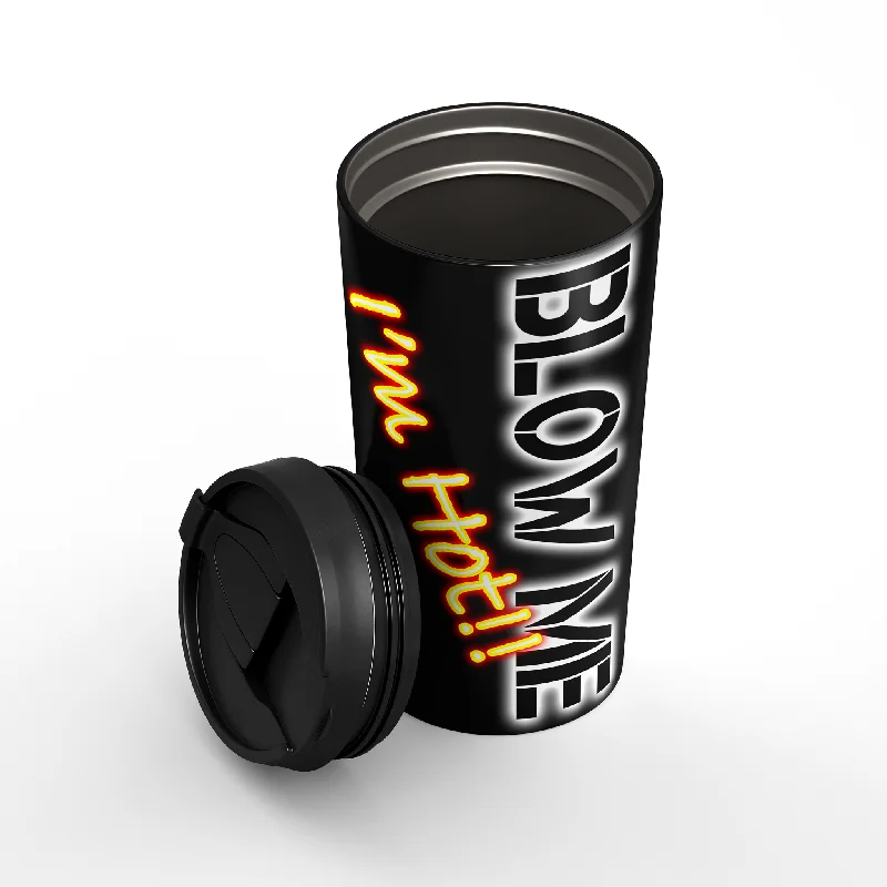 Cartoon-Themed Passport Covers & Wallets for Kids and Young AdultsBlow Me I'm Hot!! Travel Mug