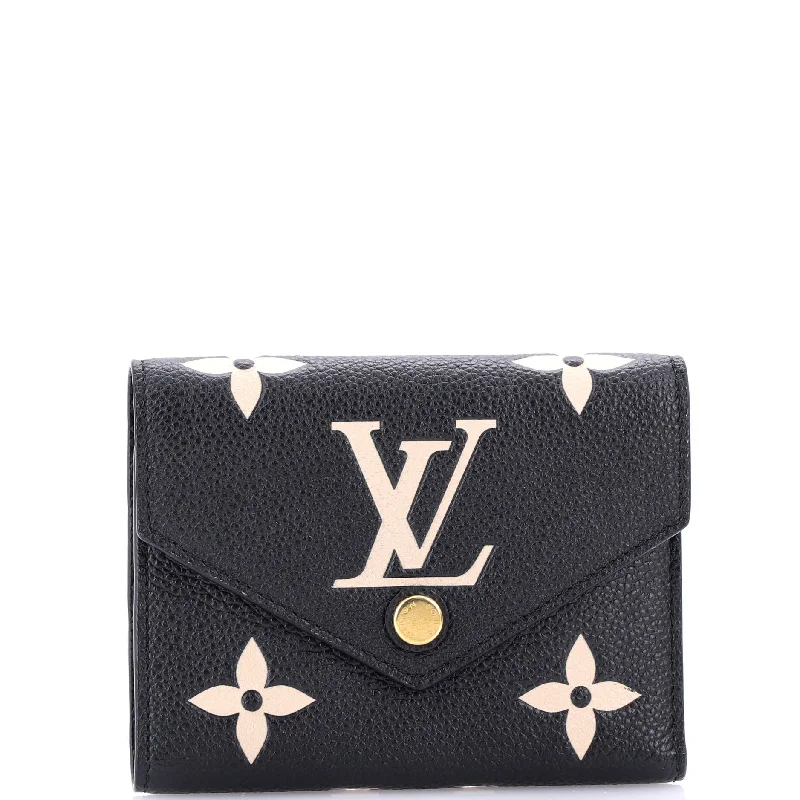 Victorine Wallet Bicolor Monogram Empreinte Giant