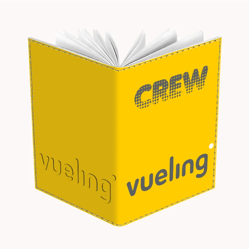 Colorful Floral-Printed Passport Covers & Wallets for Fashionable WomenVueling Logo Yellow Passport Cover