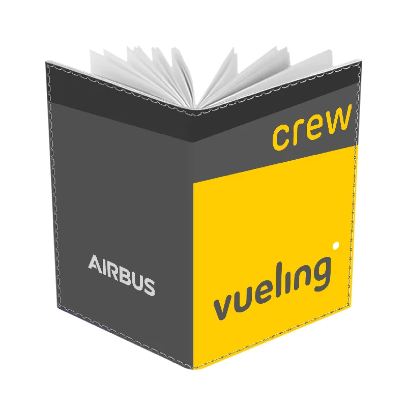 Foldable Passport Covers & Wallets Made of Flexible PVC for Easy StorageVueling Logo Passport Cover