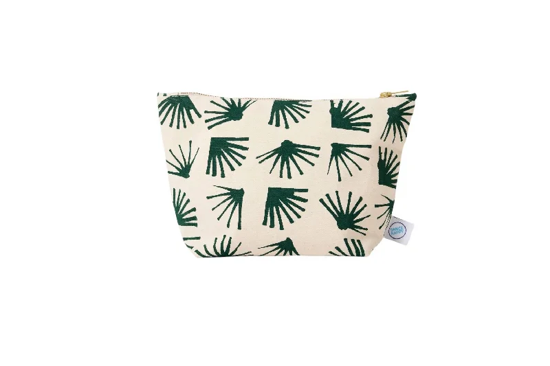 Women's Ginkgo Cosmetic Bag In Emerald