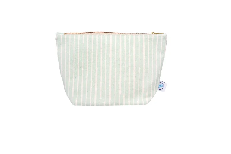 Women's Lines Cosmetic Bag In Sage