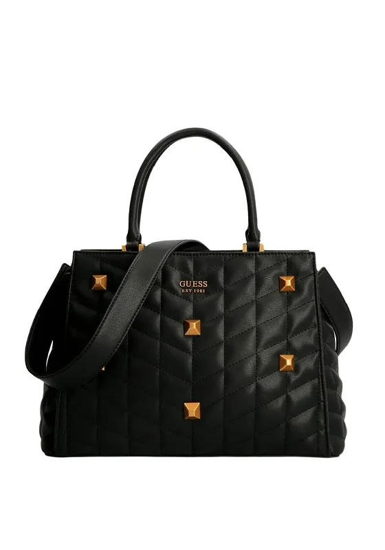 Men's crossbody bag with multiple interior pockets for organizationGuess Brera Multiway Quilted Bag, Black