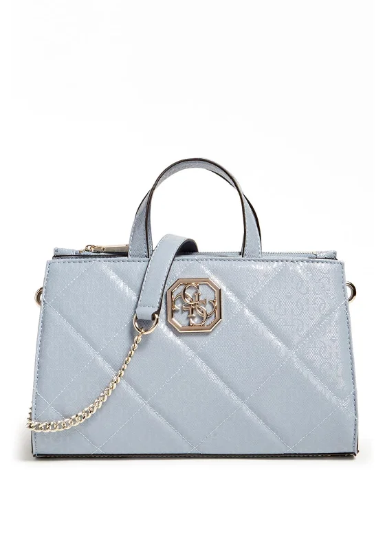 Men's crossbody bag with a water - resistant coating for rainy daysGuess Dilla Medium Quilted Crossbody Compartment Bag, Blue