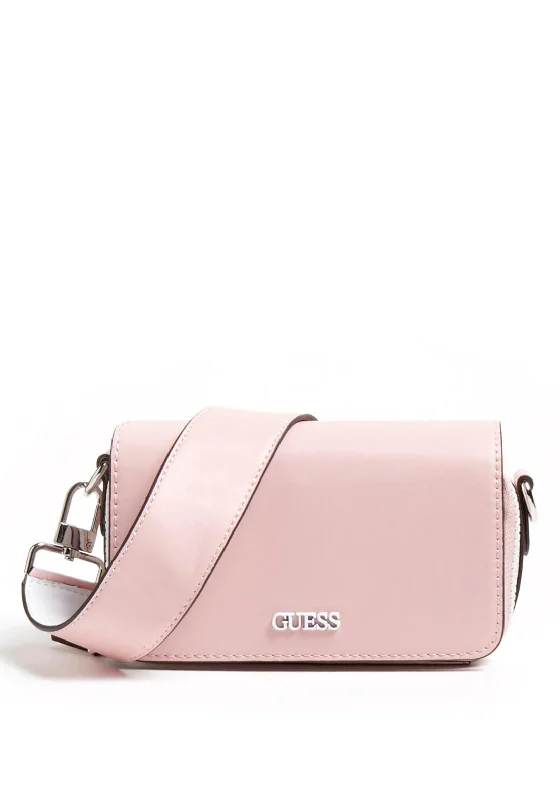 Waterproof nylon men's crossbody bag for outdoor activitiesGuess Flap Over Picnic Crossbody Bag, Blush