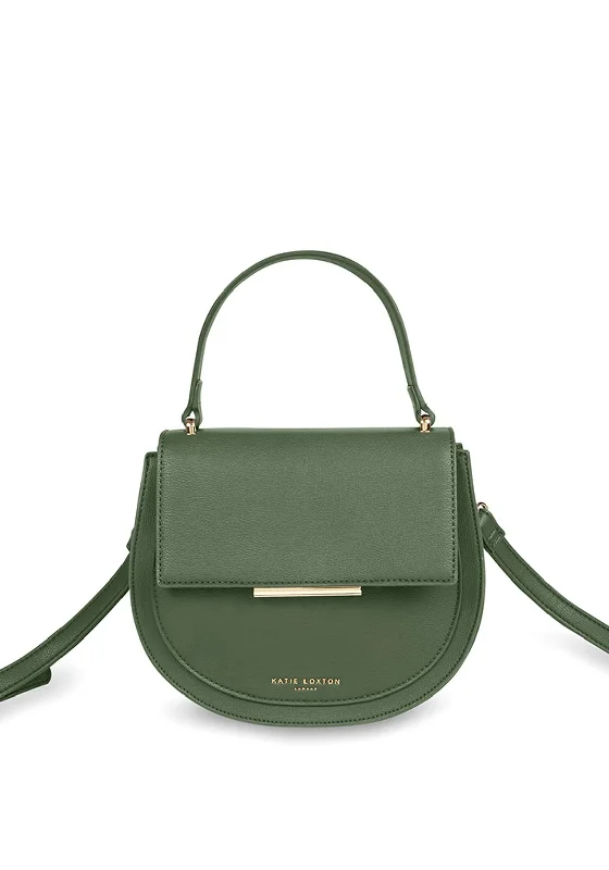 Soft suede men's crossbody bag for a luxurious feelKatie Loxton Alyce Saddle Crossbody Bag, Khaki