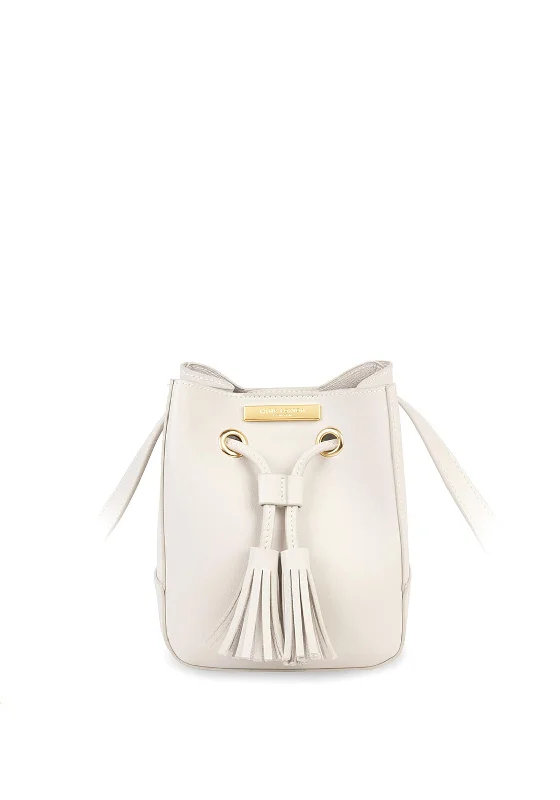 Convertible men's crossbody bag that can be worn as a shoulder bagKatie Loxton Blair Tassel Bucket Bag, Beige