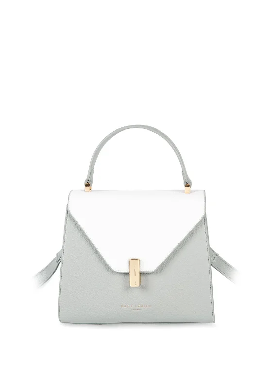 Waterproof nylon men's crossbody bag for outdoor activitiesKatie Loxton Casey Flap Over Crossbody Bag, Off White & Grey