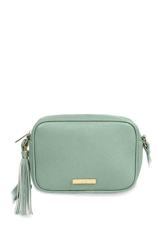 Urban men's crossbody bag with a modern, sleek designKatie Loxton Sophia Tassel Top Zip Crossbody Bag, Mint Green
