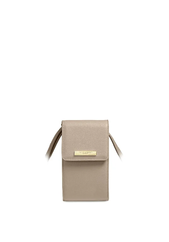Canvas men's crossbody bag with a rustic, casual styleKatie Loxton Taylor Mini Crossbody Bag, Taupe