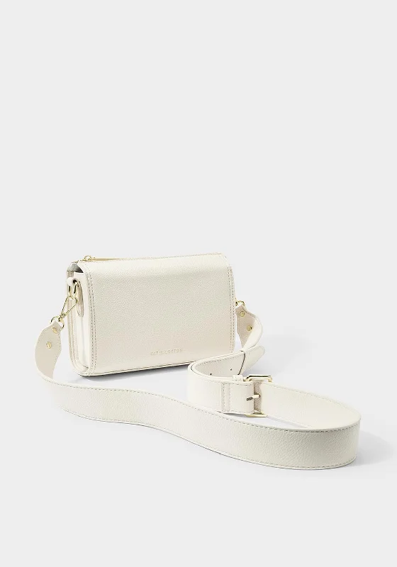 Men's crossbody bag with a hidden anti - theft pocketKatie Loxton Zana Small Cross Body Bag, Cream