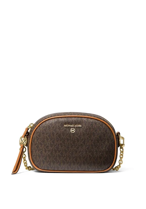 Men's crossbody bag with adjustable straps for a customized fitMICHAEL Michael Kors Jet Set Convertible Camera Bag, Brown