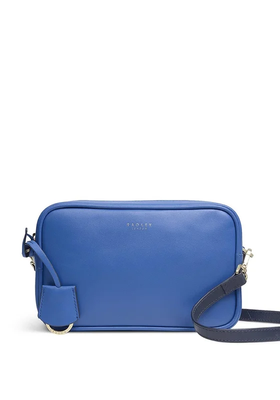 Soft suede men's crossbody bag for a luxurious feelRadley Manor Grove Cross Body Camera Bag, Blue