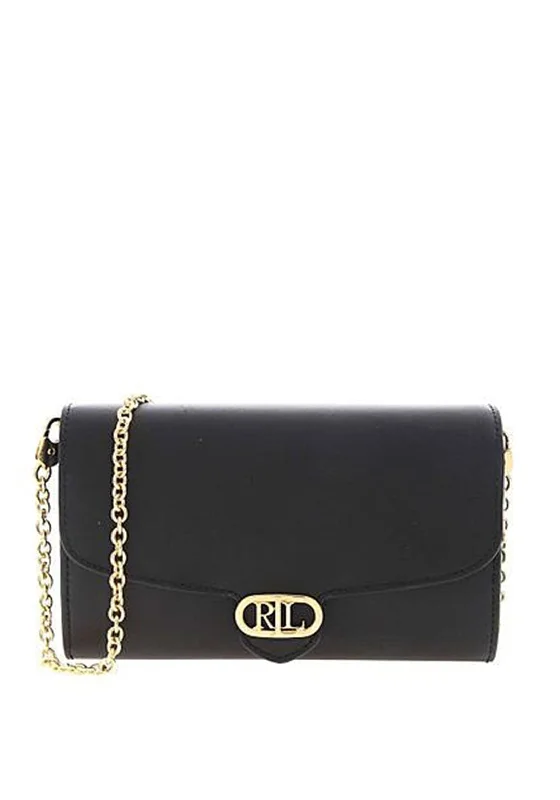 Men's crossbody bag with a built - in charging port for tech use on the goRalph Lauren Adair Slim Crossbody Bag, Black