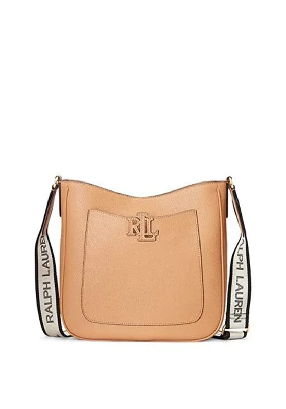 Men's crossbody bag with a water - resistant coating for rainy daysRalph Lauren Cameryn Crossbody Bag, Buff