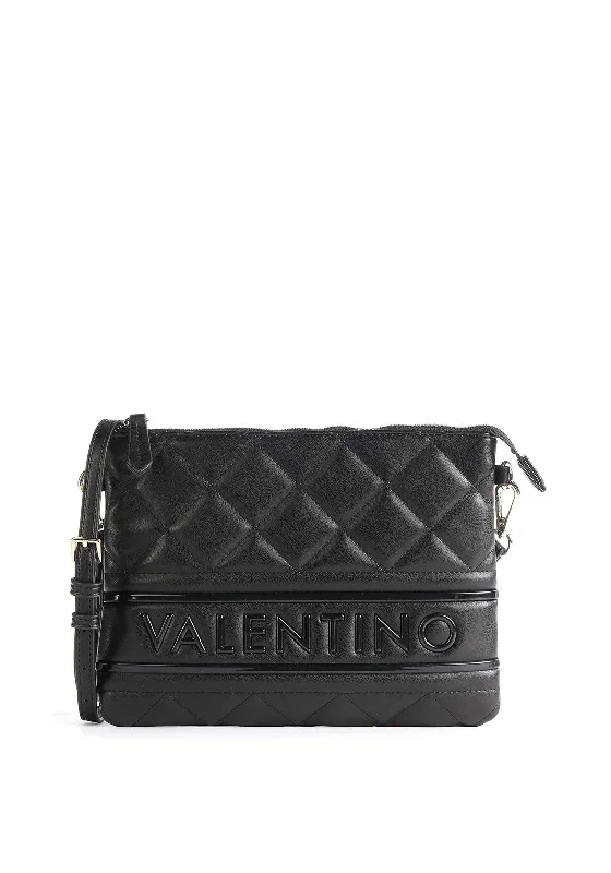 Designer men's crossbody bag with a unique pattern or logoValentino Handbags Ada Quilted Cosmetics Bag, Nero