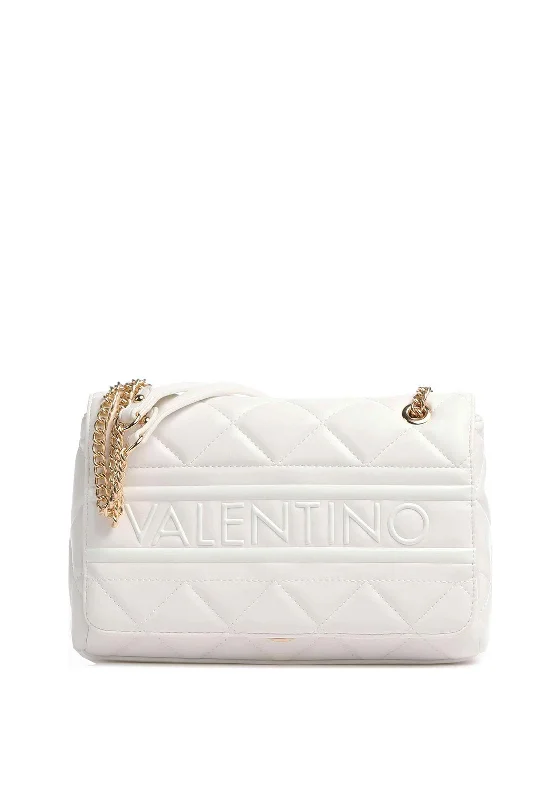 Military - style men's crossbody bag with MOLLE webbing for attachmentsValentino Handbags Ada Quilted Crossbody Bag, Bianco