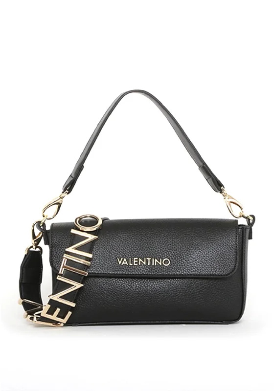Men's crossbody bag with a built - in charging port for tech use on the goValentino Handbags Alexia Small Fold Over Crossbody Bag, Nero