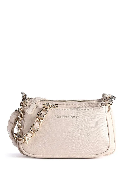 Convertible men's crossbody bag that can be worn as a shoulder bagValentino Handbags Cosmopolitan Cross Body & Pouch Bags, Cream