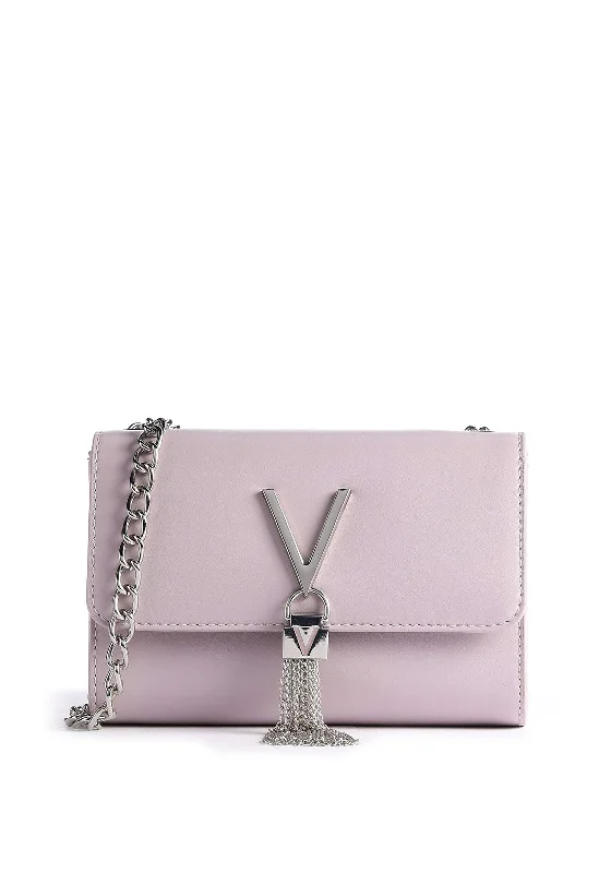 Men's crossbody bag with adjustable straps for a customized fitValentino Handbags Divina Mini Cross Body Bags, Light Lilac