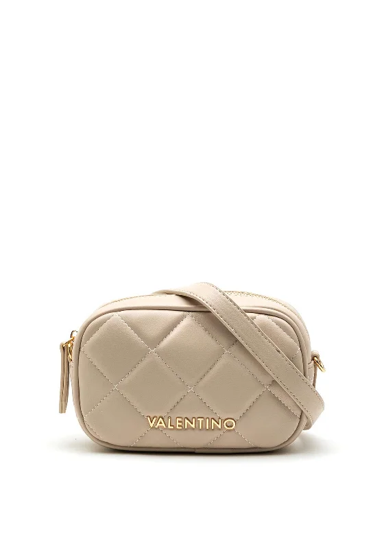 Urban men's crossbody bag with a modern, sleek designValentino Handbags Ocarina Small Quilted Satchel, Ecru