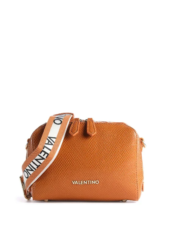 Men's crossbody bag with a built - in charging port for tech use on the goValentino Handbags Pattie Crossbody Bag, Caramel