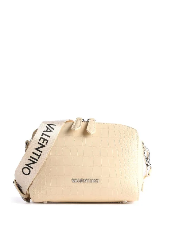 Minimalist men's crossbody bag with a single compartment for simplicityValentino Handbags Pattie Crossbody Bag, Ecru