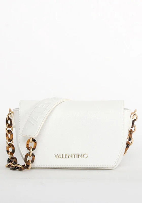 Urban men's crossbody bag with a modern, sleek designValentino Handbags Prue Tortoise Shell Shoulder Bag, Bianco