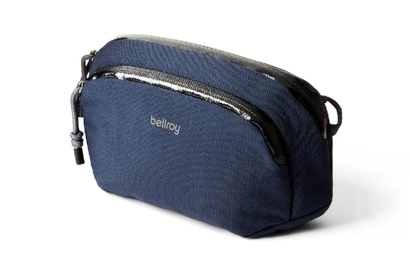 Smart travel bag with integrated GPS tracker for lost item recoveryBellroy Venture Pouch