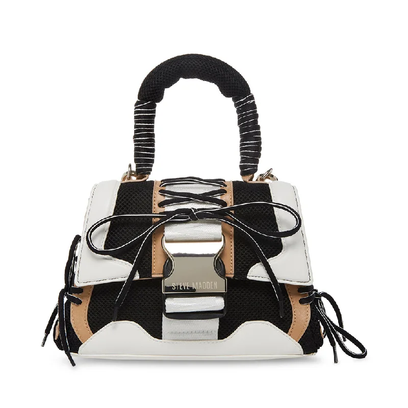 Vintage - inspired men's crossbody bag with a distressed finishBdiego Bag BLACK/TAN